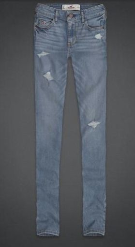 HOLLISTER HIGH RISE SUPER SKINNY JEANS