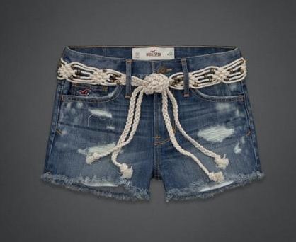 HOLLISTER HIGH RISE SHORT-SHORTS